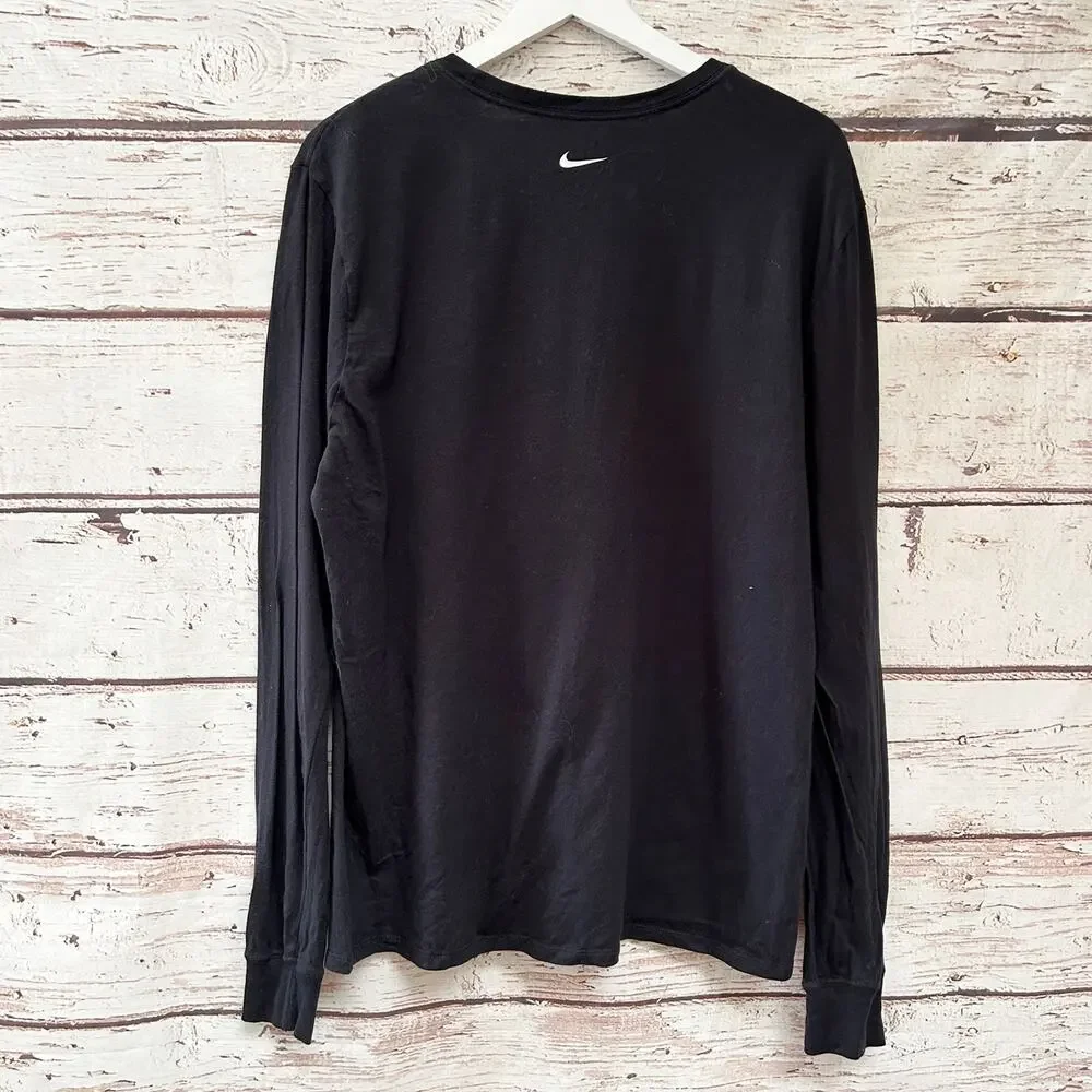 NIKE MAMBA CUP Tournament Series Kobe Bryant Black Long Sleeve Shirt Mens Large